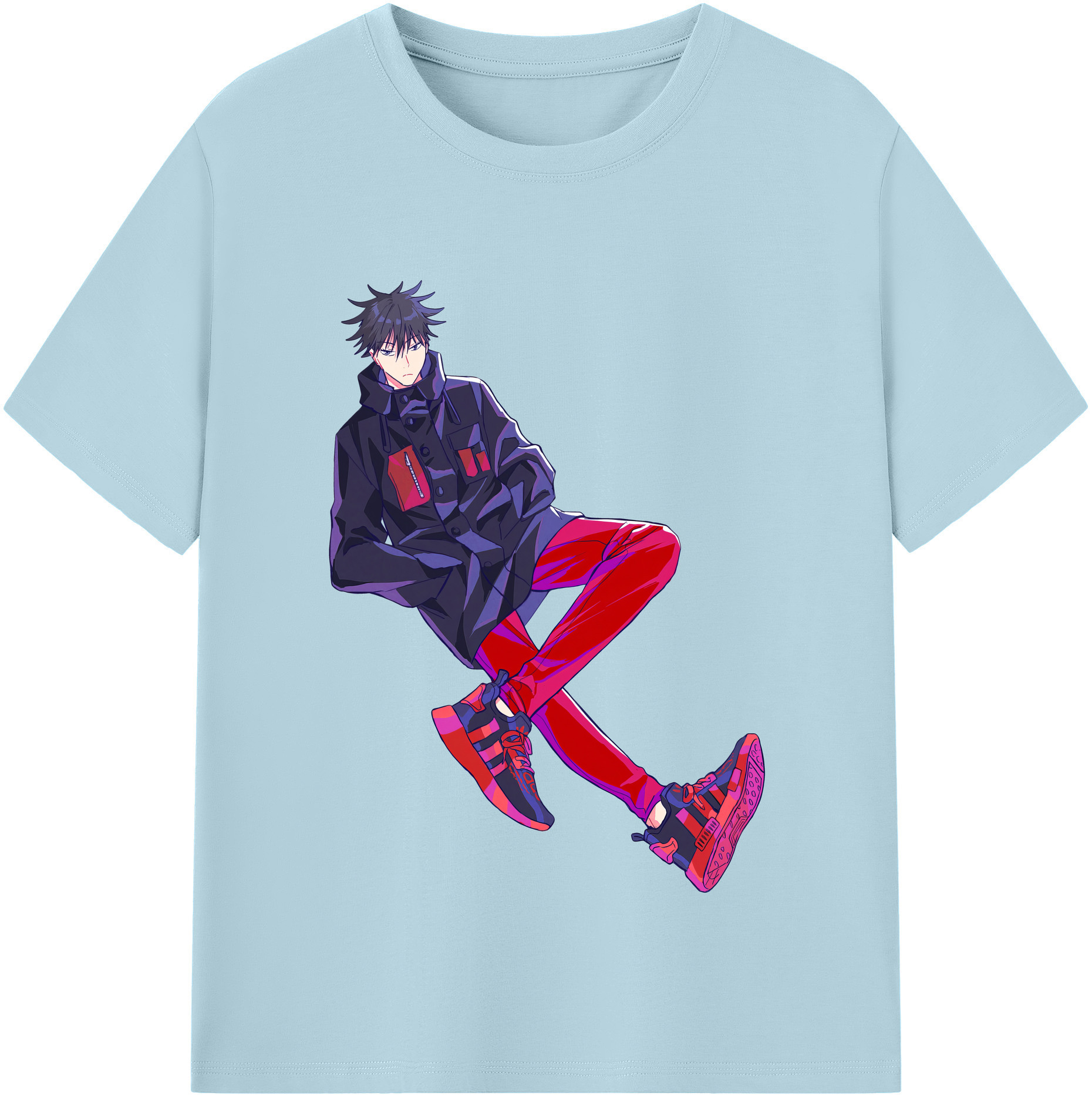 （画像用） 呪術廻戦 Jujutsu Kaisen 綿100％半袖Tシャツ（フロントプリント）